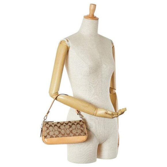 Coach 06094 Signature Demi Mini Pouch Bag - Picture 16 of 16